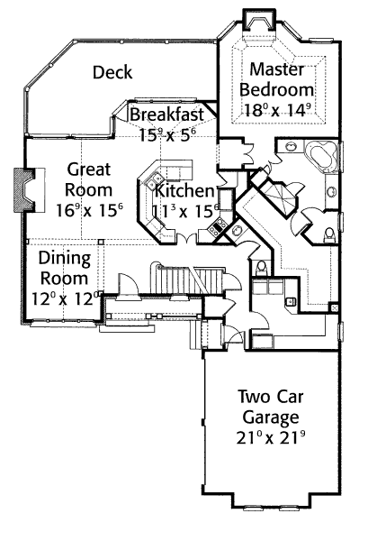 main floor house blueprint