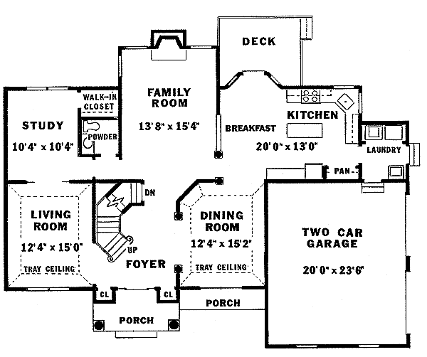 main floor house blueprint