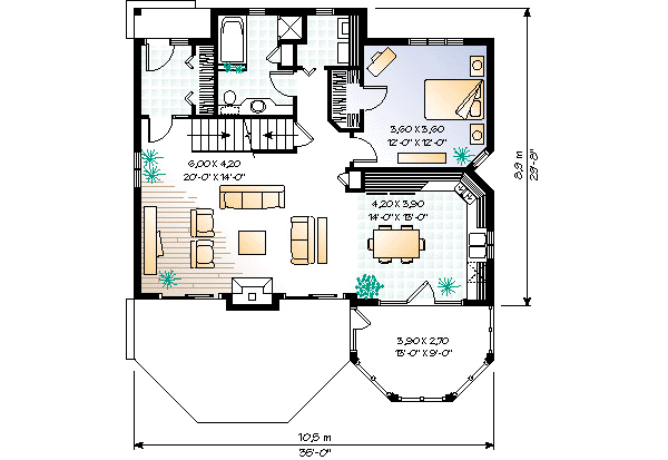 main floor house blueprint