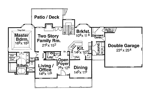 main floor house blueprint