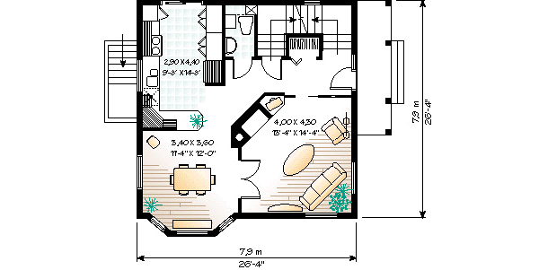 main floor house blueprint