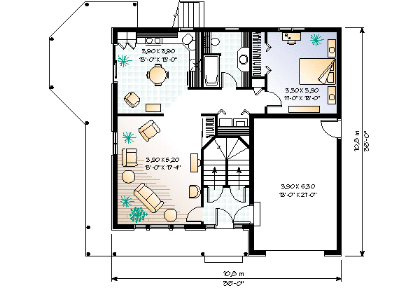 main floor house blueprint