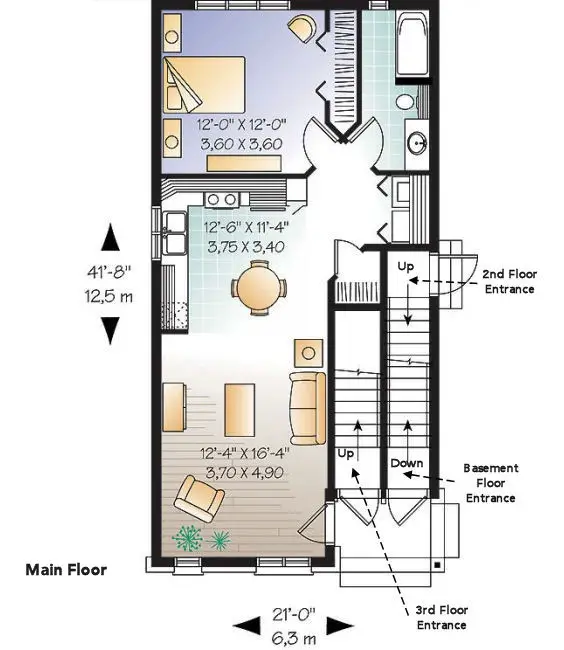 main floor house blueprint