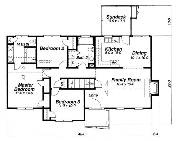 main floor house blueprint