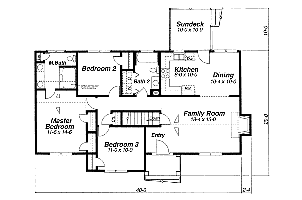 main floor house blueprint