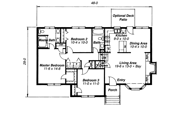 main floor house blueprint