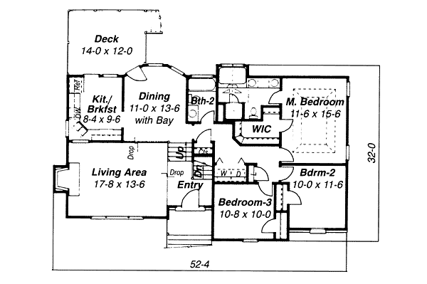 main floor house blueprint