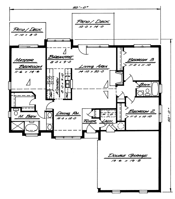 main floor house blueprint