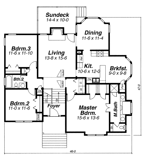main floor house blueprint