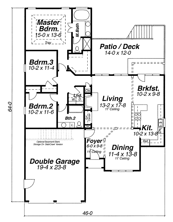 main floor house blueprint