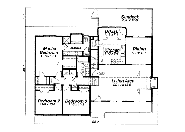 main floor house blueprint