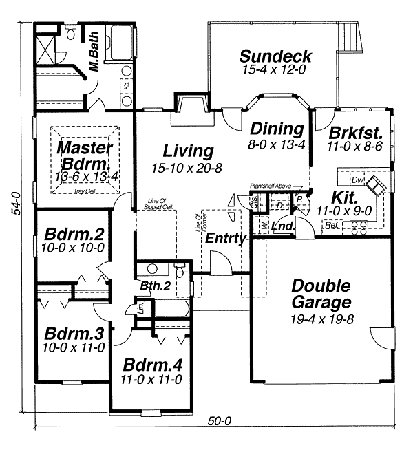 main floor house blueprint