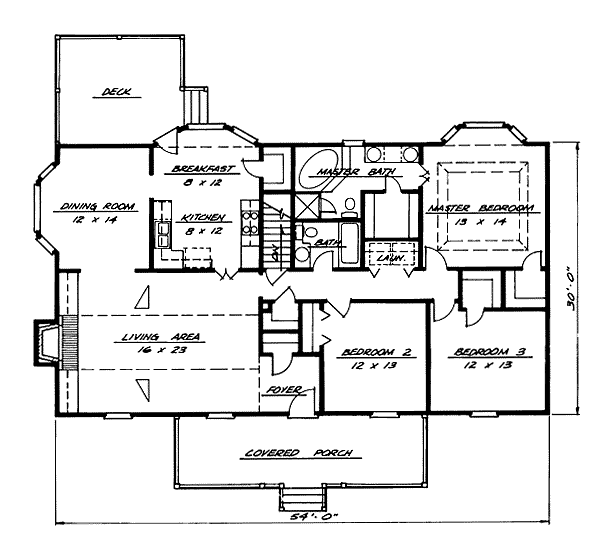 main floor house blueprint