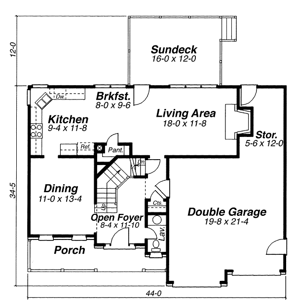 main floor house blueprint