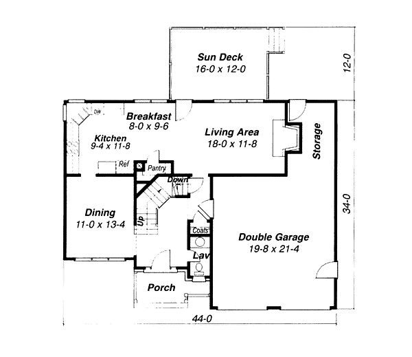 main floor house blueprint