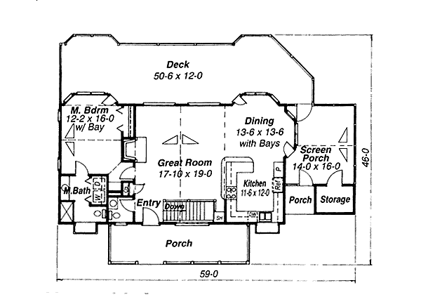 main floor house blueprint
