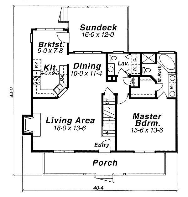 main floor house blueprint