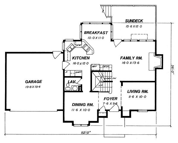 main floor house blueprint