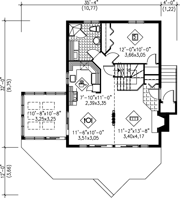 main floor house blueprint