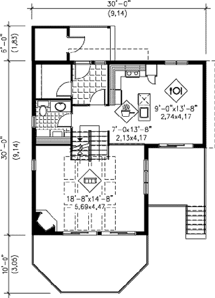 main floor house blueprint