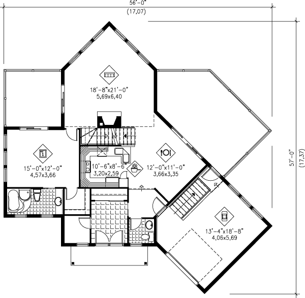 main floor house blueprint