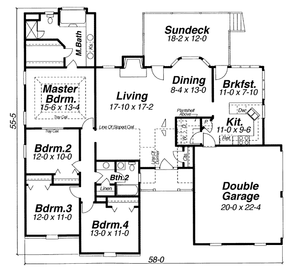 main floor house blueprint