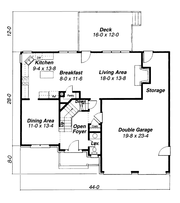main floor house blueprint