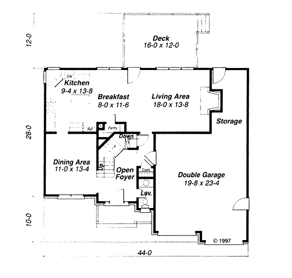 main floor house blueprint