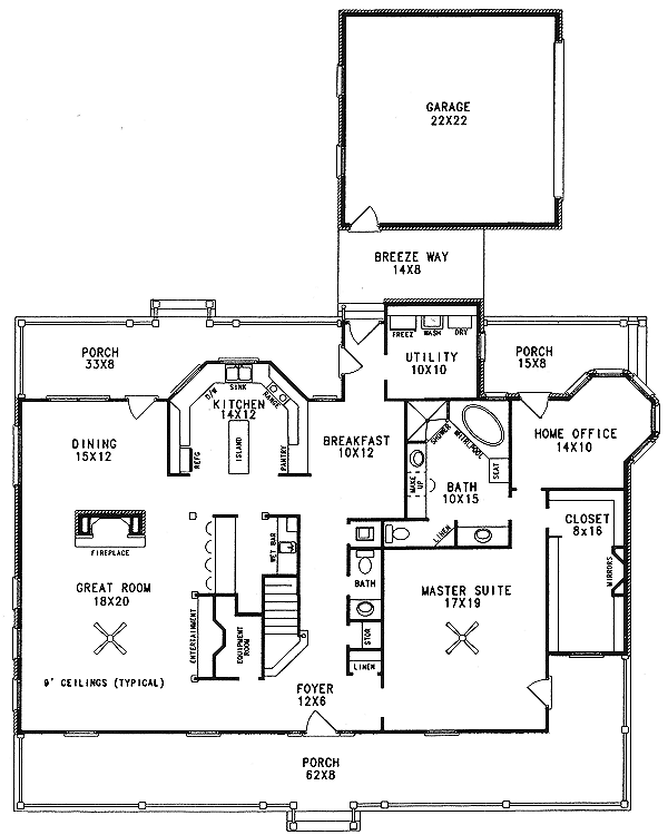 main floor house blueprint