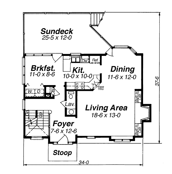 main floor house blueprint