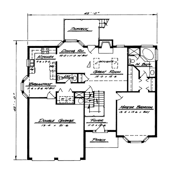 main floor house blueprint