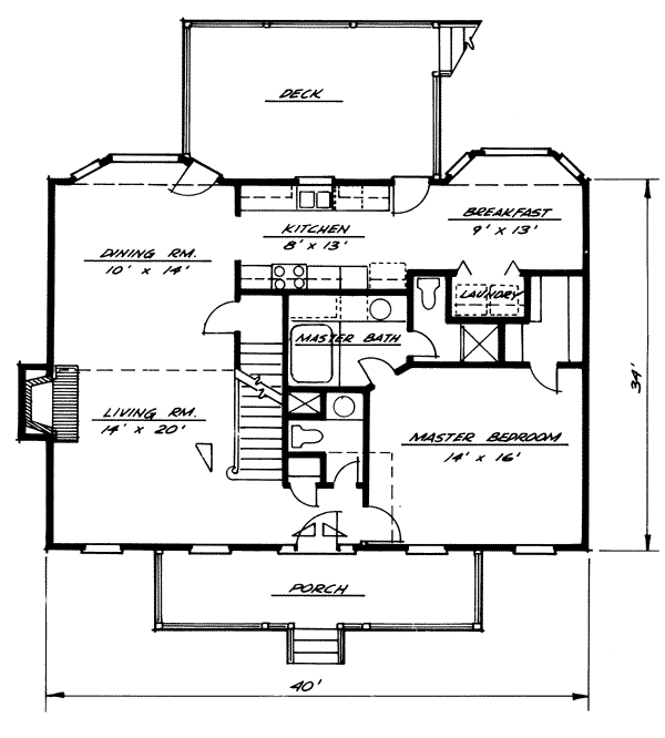 main floor house blueprint
