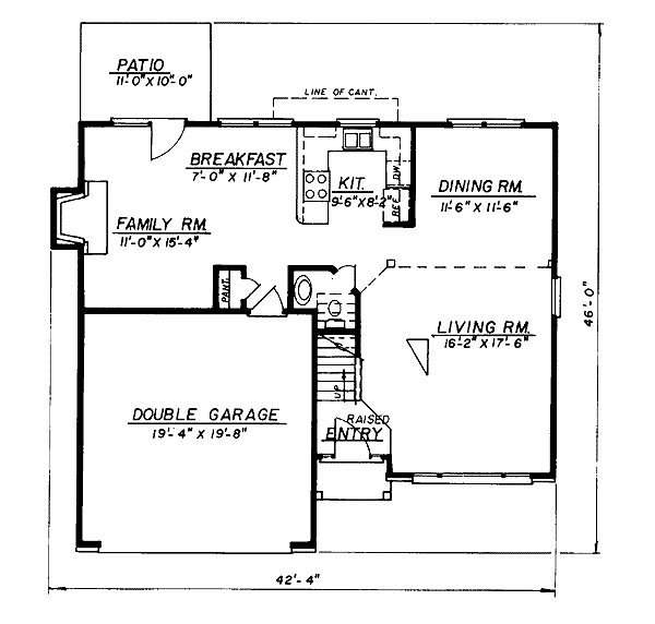 main floor house blueprint