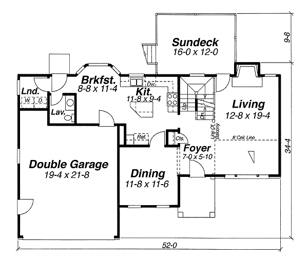 main floor house blueprint