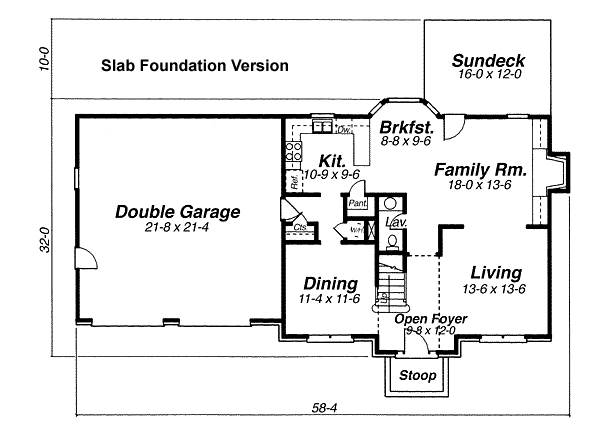 main floor house blueprint