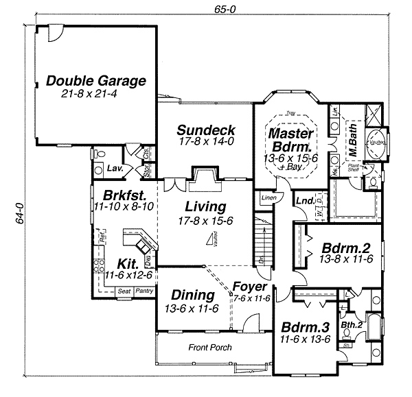 main floor house blueprint