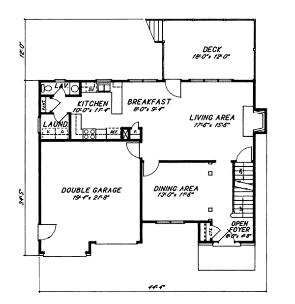 main floor house blueprint