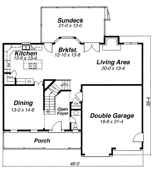 main floor house blueprint