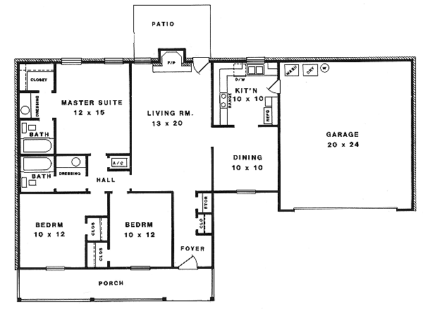 main floor house blueprint