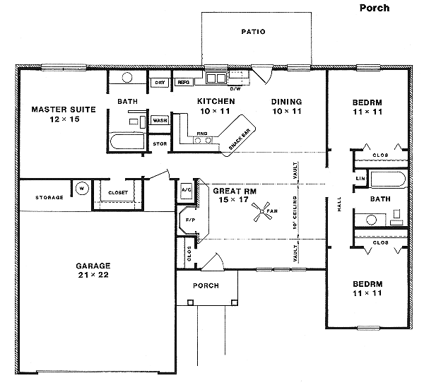 main floor house blueprint