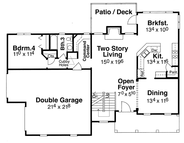 main floor house blueprint