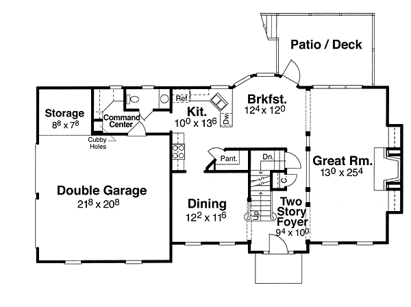 main floor house blueprint