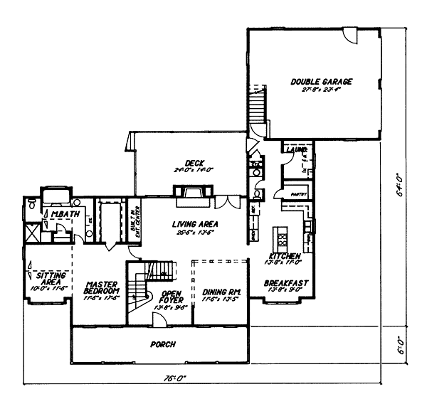 main floor house blueprint