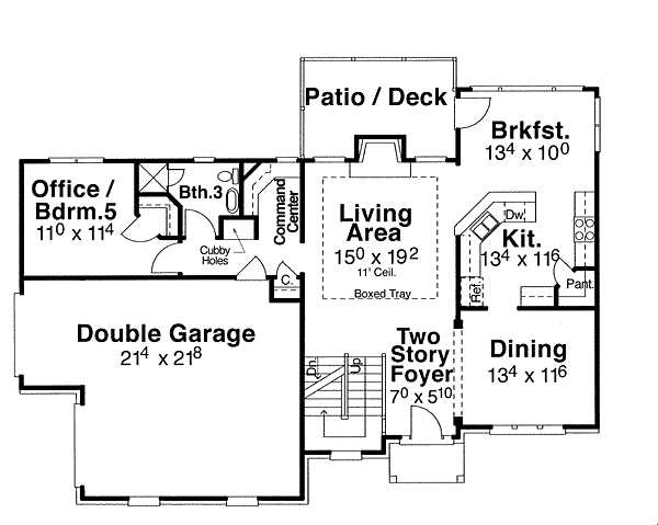main floor house blueprint