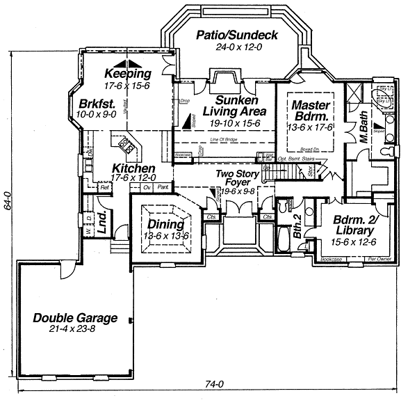 main floor house blueprint
