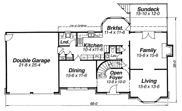main floor house blueprint
