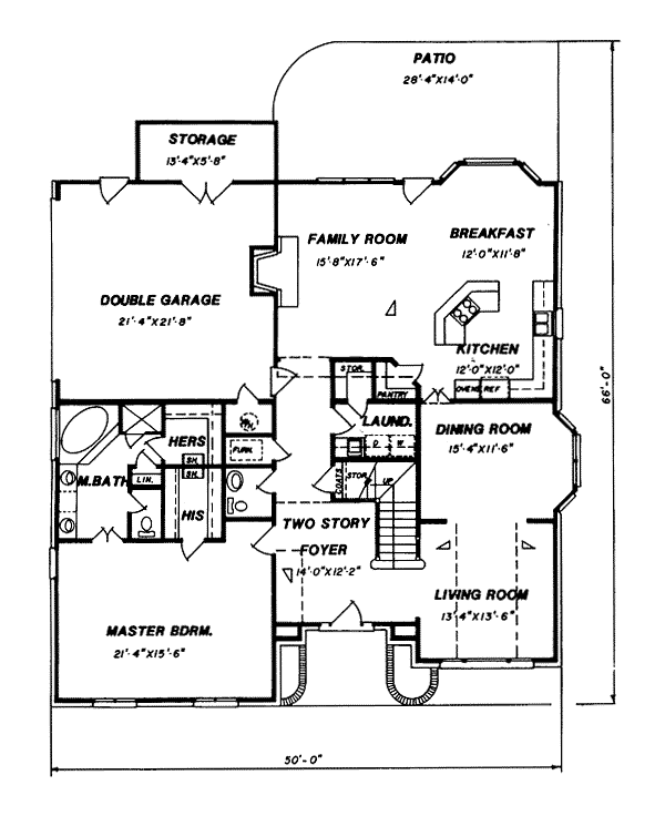 main floor house blueprint