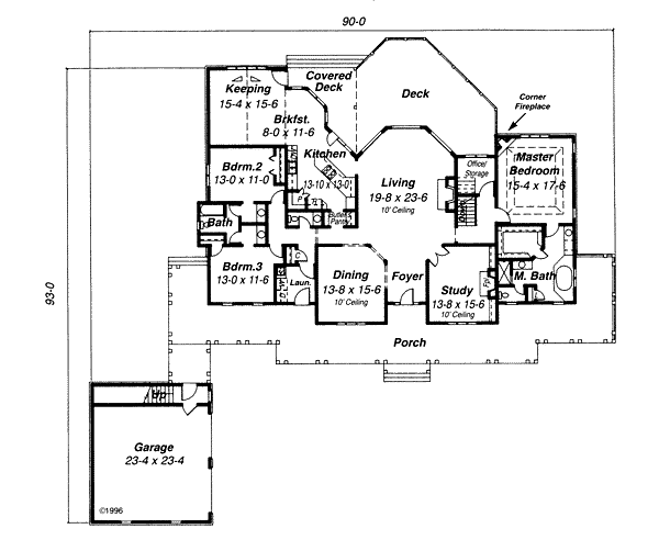 main floor house blueprint