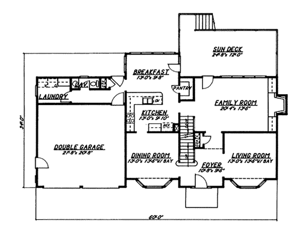 main floor house blueprint