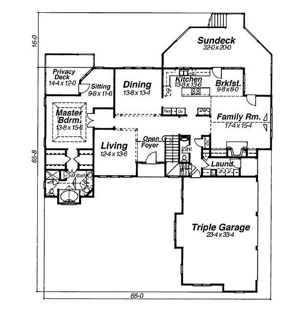 main floor house blueprint